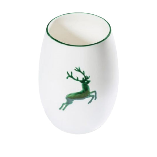 Vase décoratif en céramique pour intérieur avec motif de cerf - 8 x 8 x 12