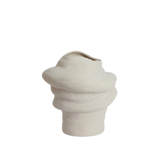 Vase décoratif en céramique pour intérieur - 12 x 12 x 15